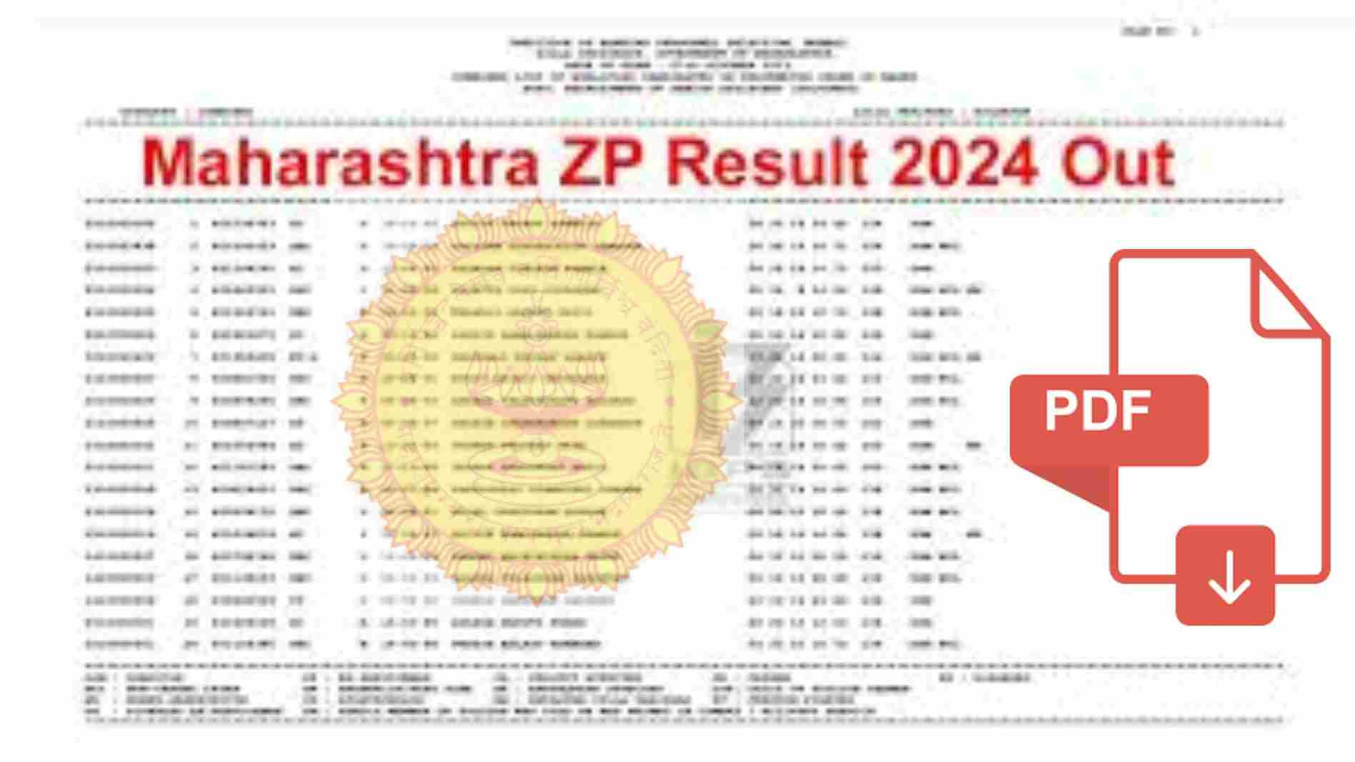 Zilla Parishad Recruitment Result